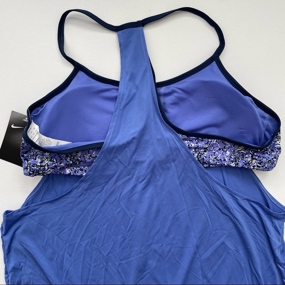 Nike Women’s Pixel Party Layered Tankini Top - Picture 6 of 12